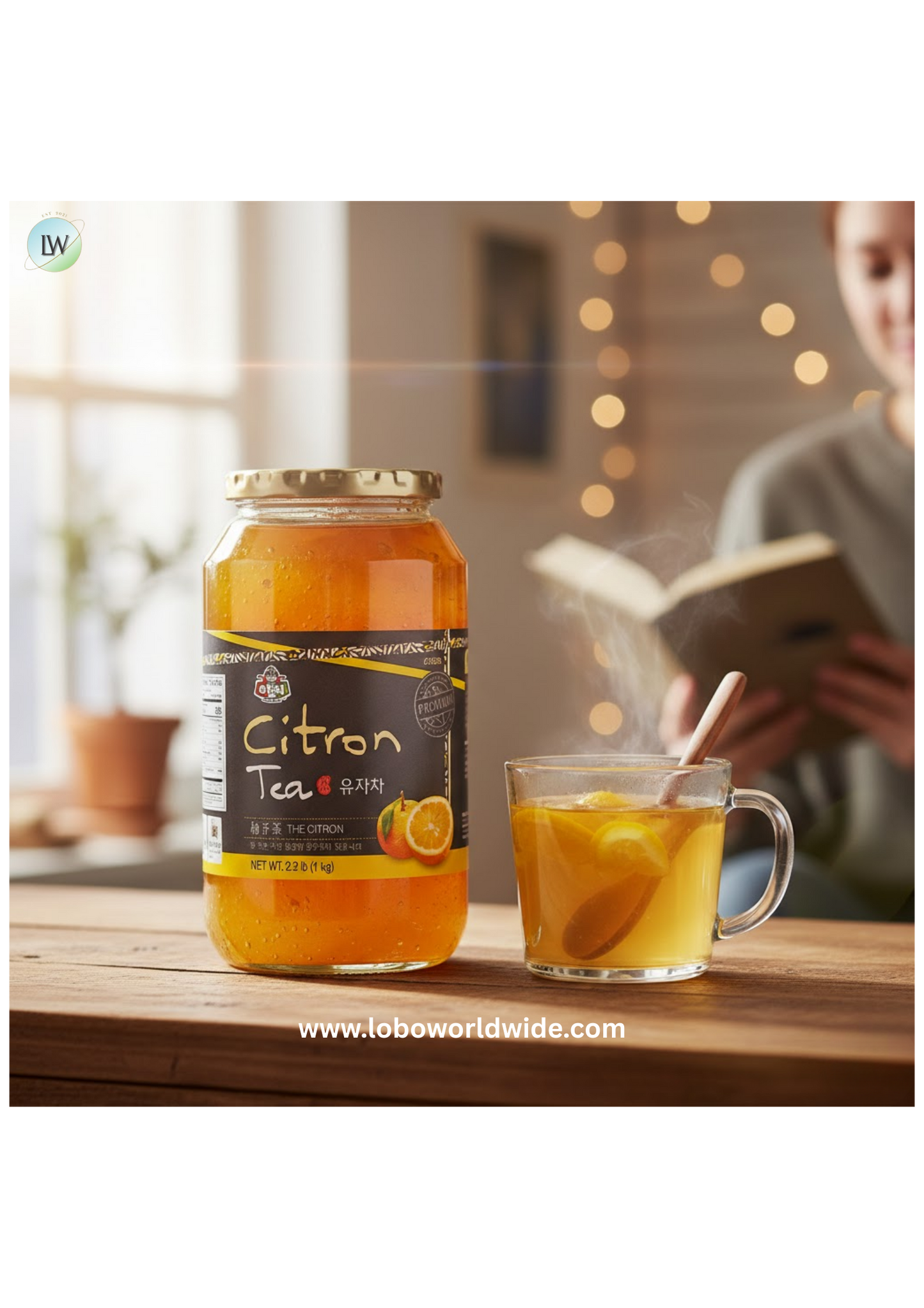 Assi Korean Citron Tea with Honey 1 kg (2.2 lb.)