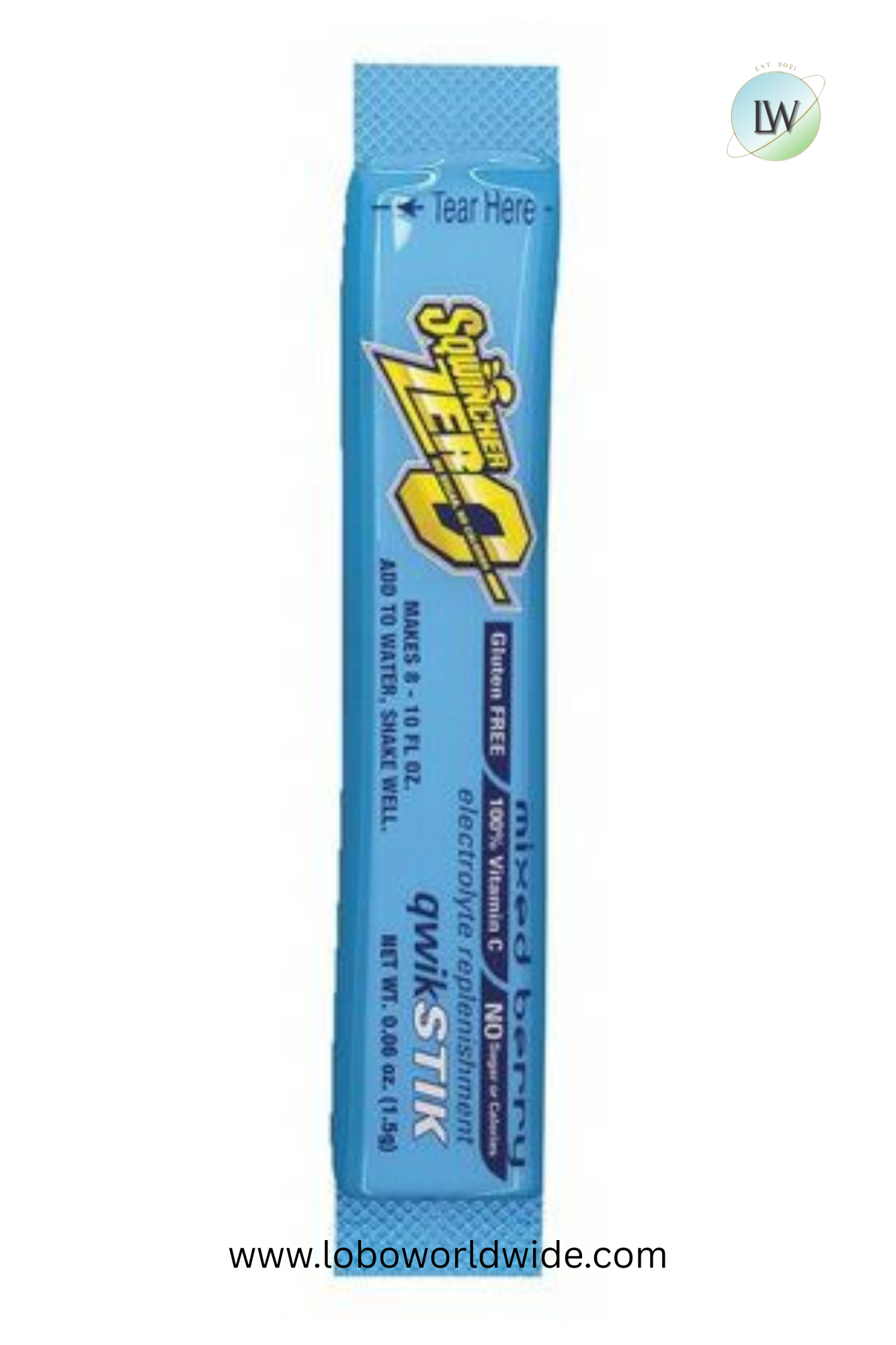 Sqwincher Qwik Stik ZERO Sugar, 0.06 oz, Pack, Yields 10 oz- 300 STICKS(Various Flavours)