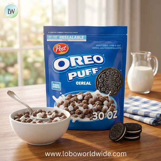 Post OREO PUFFS™ Cereal, Chocolate Breakfast Cereal.