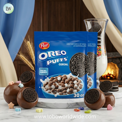 Post OREO PUFFS™ Cereal, Chocolate Breakfast Cereal.
