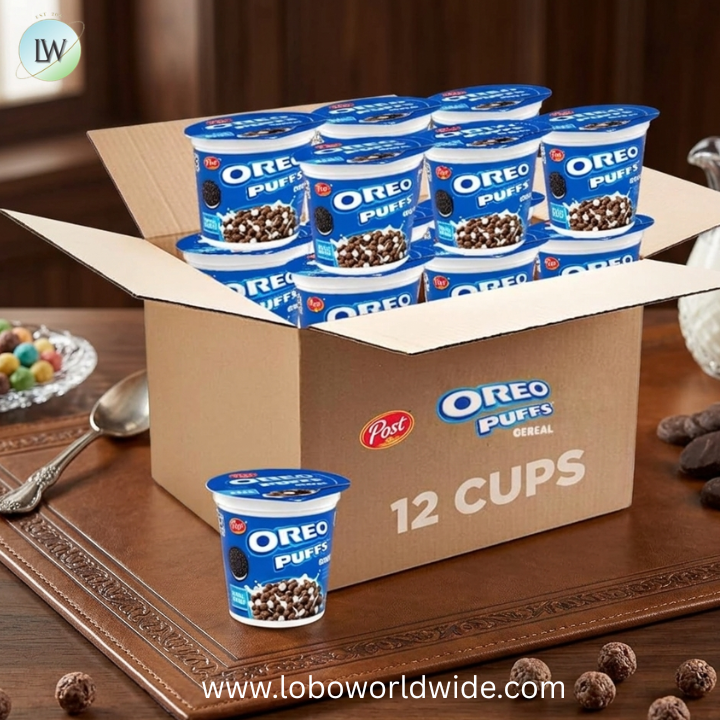 Post OREO PUFFS™ Cereal, Chocolate Breakfast Cereal.