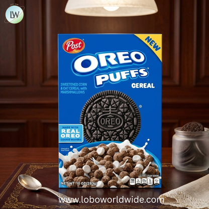 Post OREO PUFFS™ Cereal, Chocolate Breakfast Cereal.