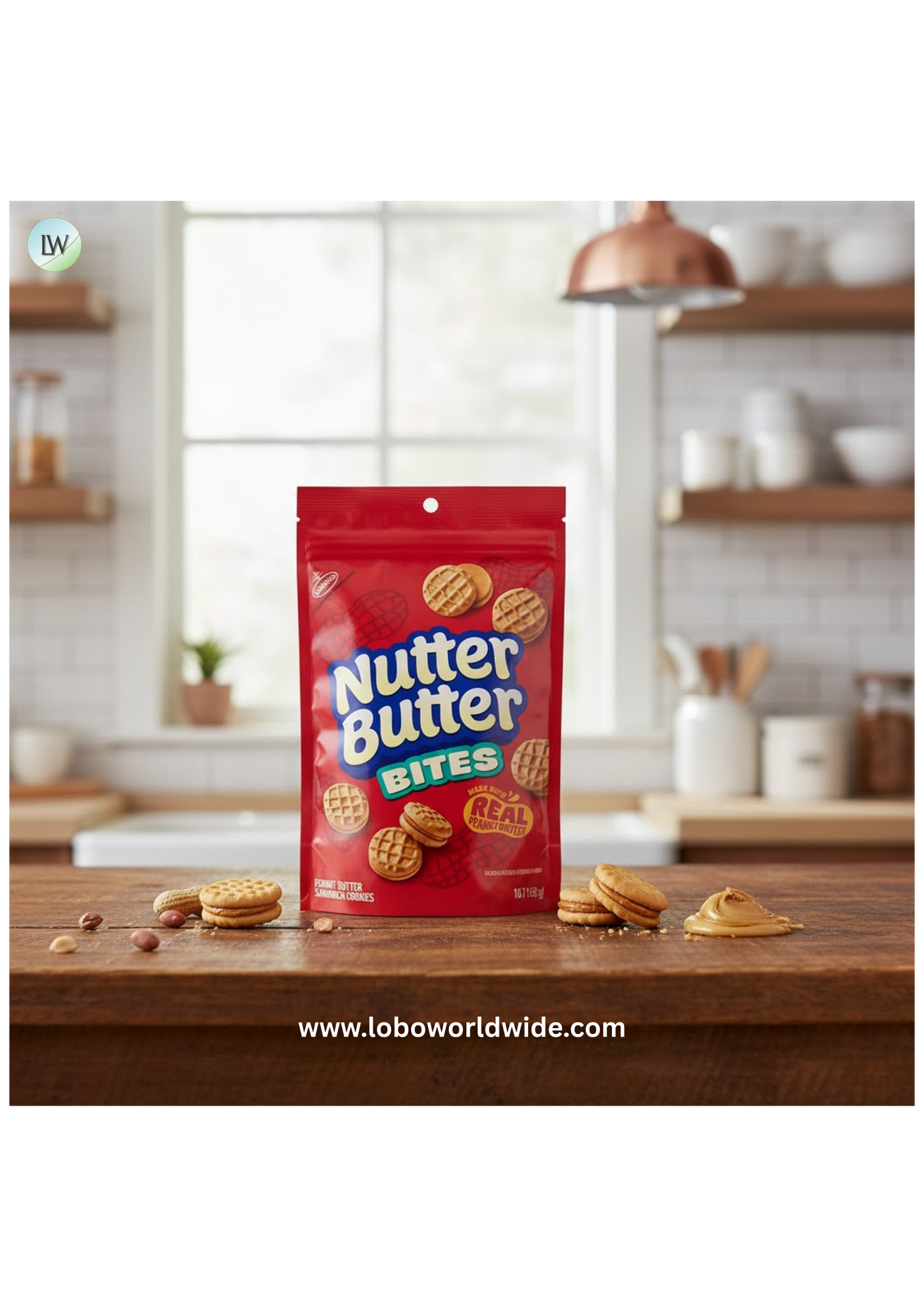 NUTTER BUTTER Peanut Butter Sandwich Cookies 8 oz