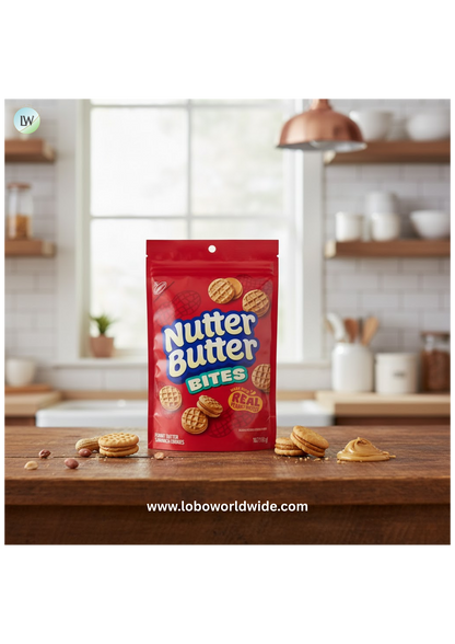 NUTTER BUTTER Peanut Butter Sandwich Cookies 8 oz