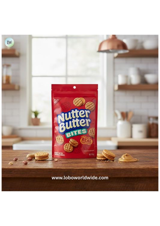 NUTTER BUTTER Peanut Butter Sandwich Cookies 8 oz