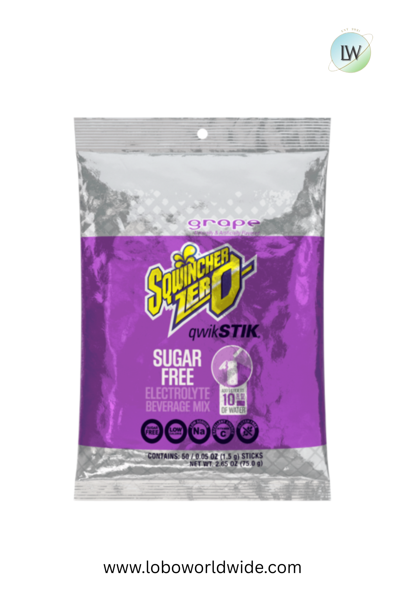Sqwincher Qwik Stik ZERO Sugar, 0.06 oz, Pack, Yields 10 oz- 100 STICKS(Various Flavours)