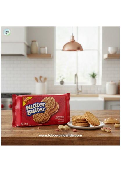 Nutter Butter Family Size Peanut Butter Sandwich Cookies, 16 oz