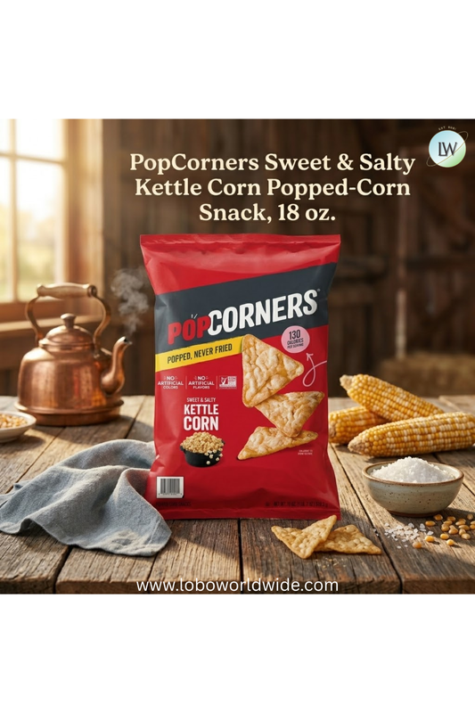 PopCorners Popped-Corn Snack, 18 oz.