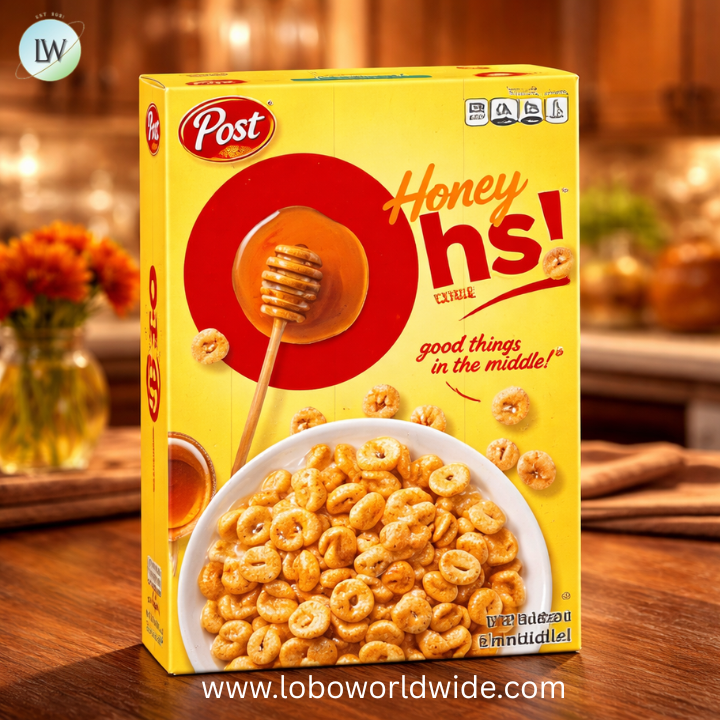 Post Honey Ohs Cereal, 14 Ounce -- 8 per case