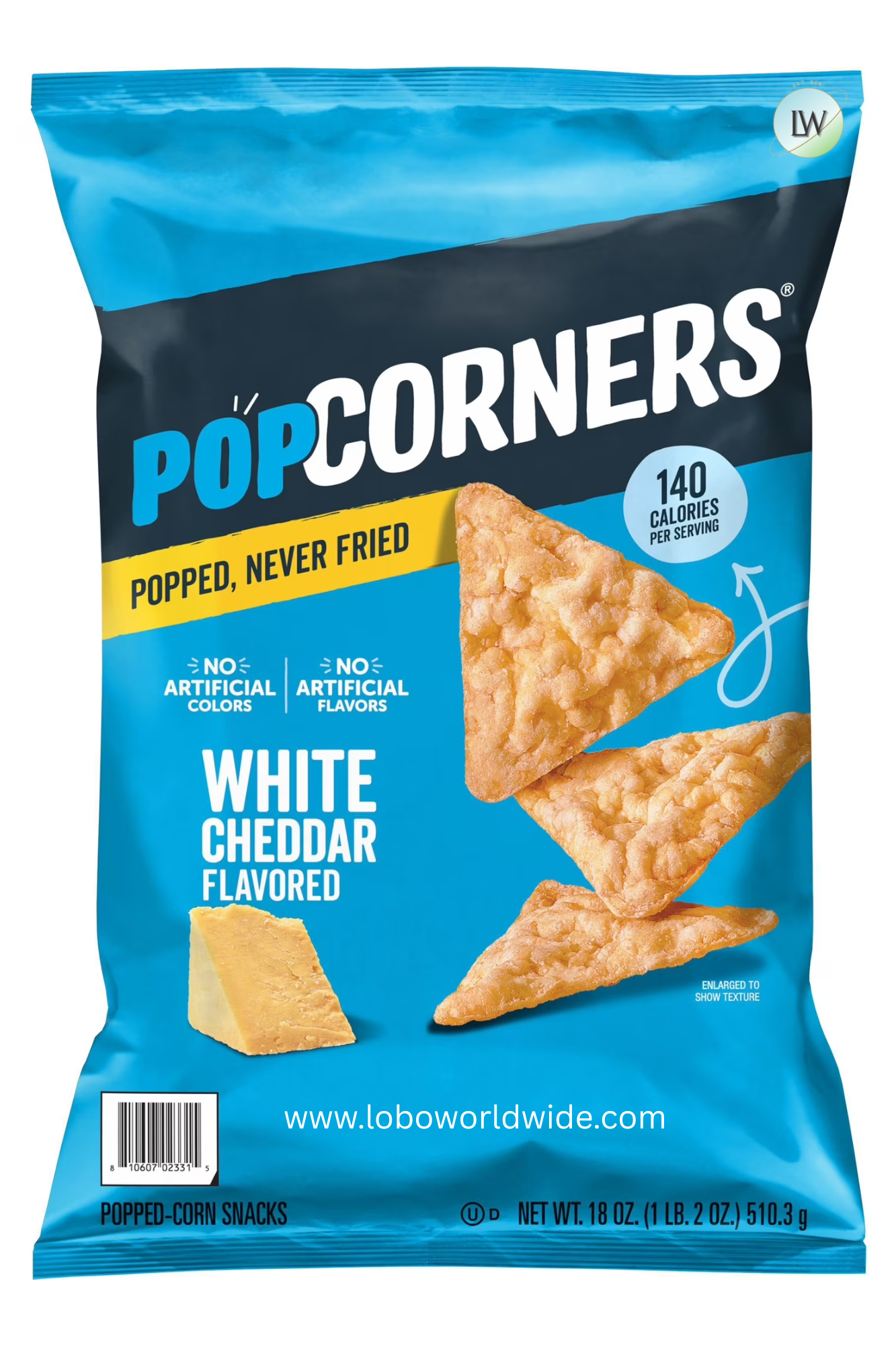 PopCorners Popped-Corn Snack, 18 oz.
