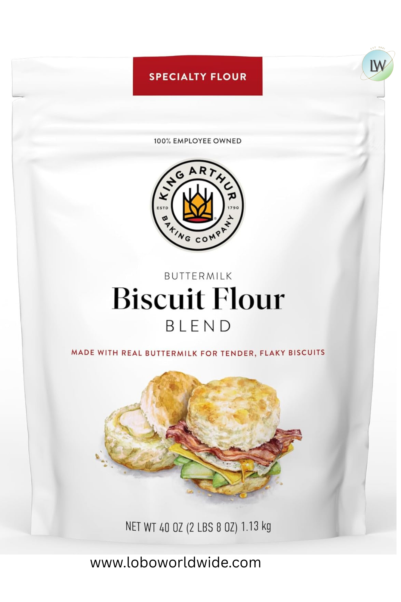 King Arthur, Buttermilk Biscuit Flour Blend, 2.5 lb.