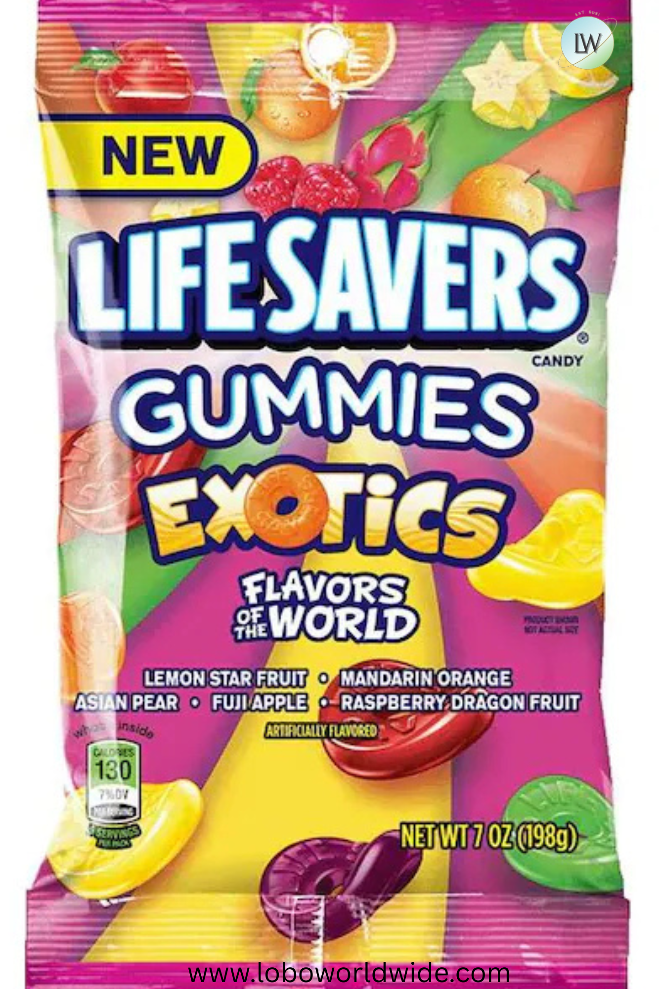 Lifesavers Gummies Candy 7 oz. (Pack of 12)(Various Flavours)