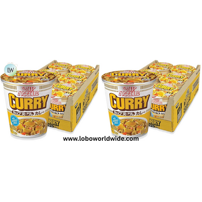 Nissin Cup Noodle Ramen Noodle Soup, Curry, 2.82 Ounce