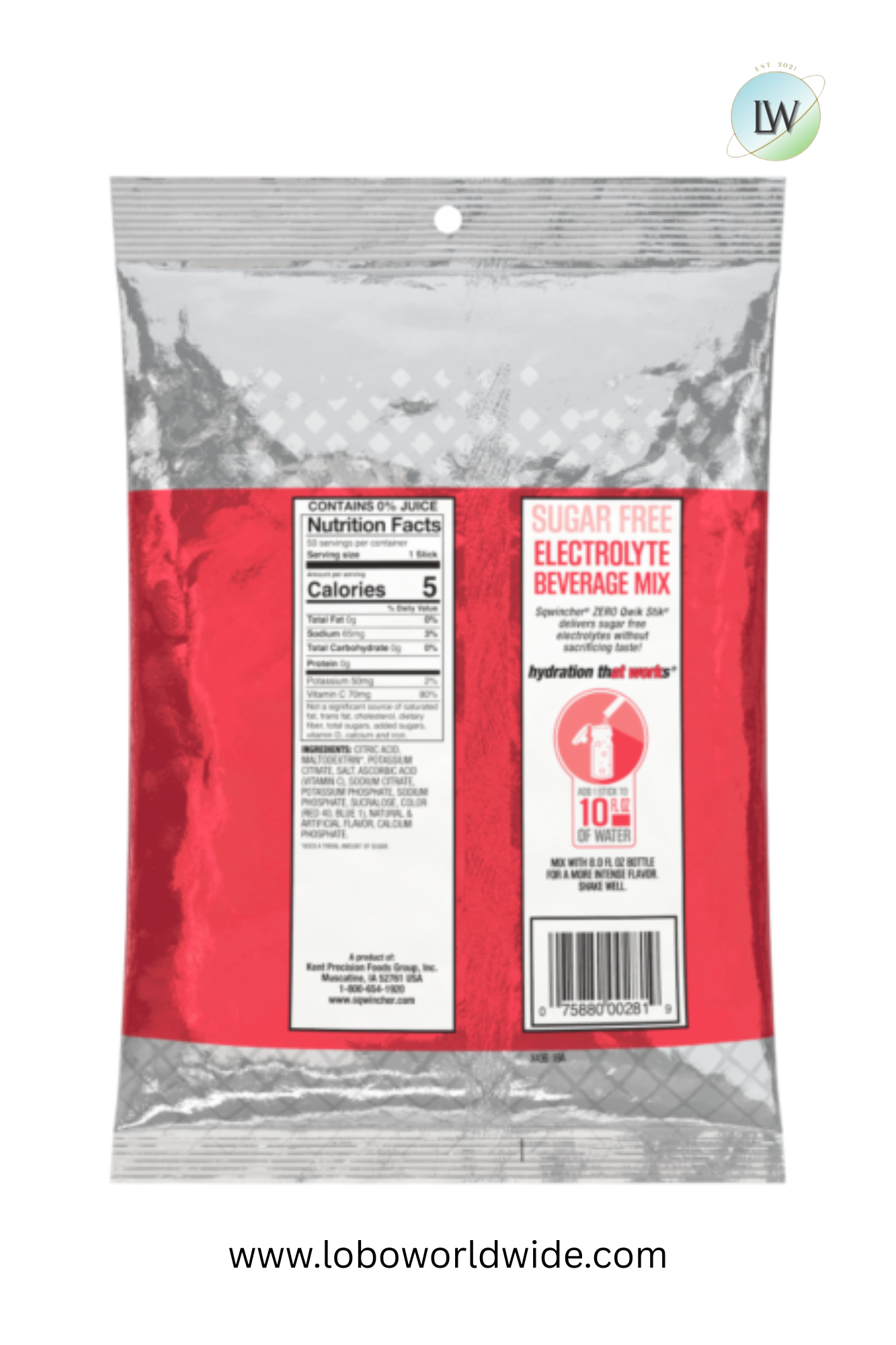 Sqwincher Qwik Stik ZERO Sugar, 0.06 oz, Pack, Yields 10 oz- 400 STICKS(Various Flavours)