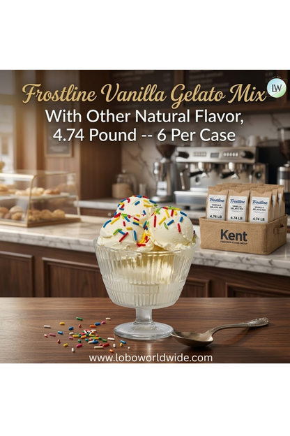 Frostline Vanilla Gelato Mix With Other Natural Flavor, 4.74 Pound -- 6 Per Case