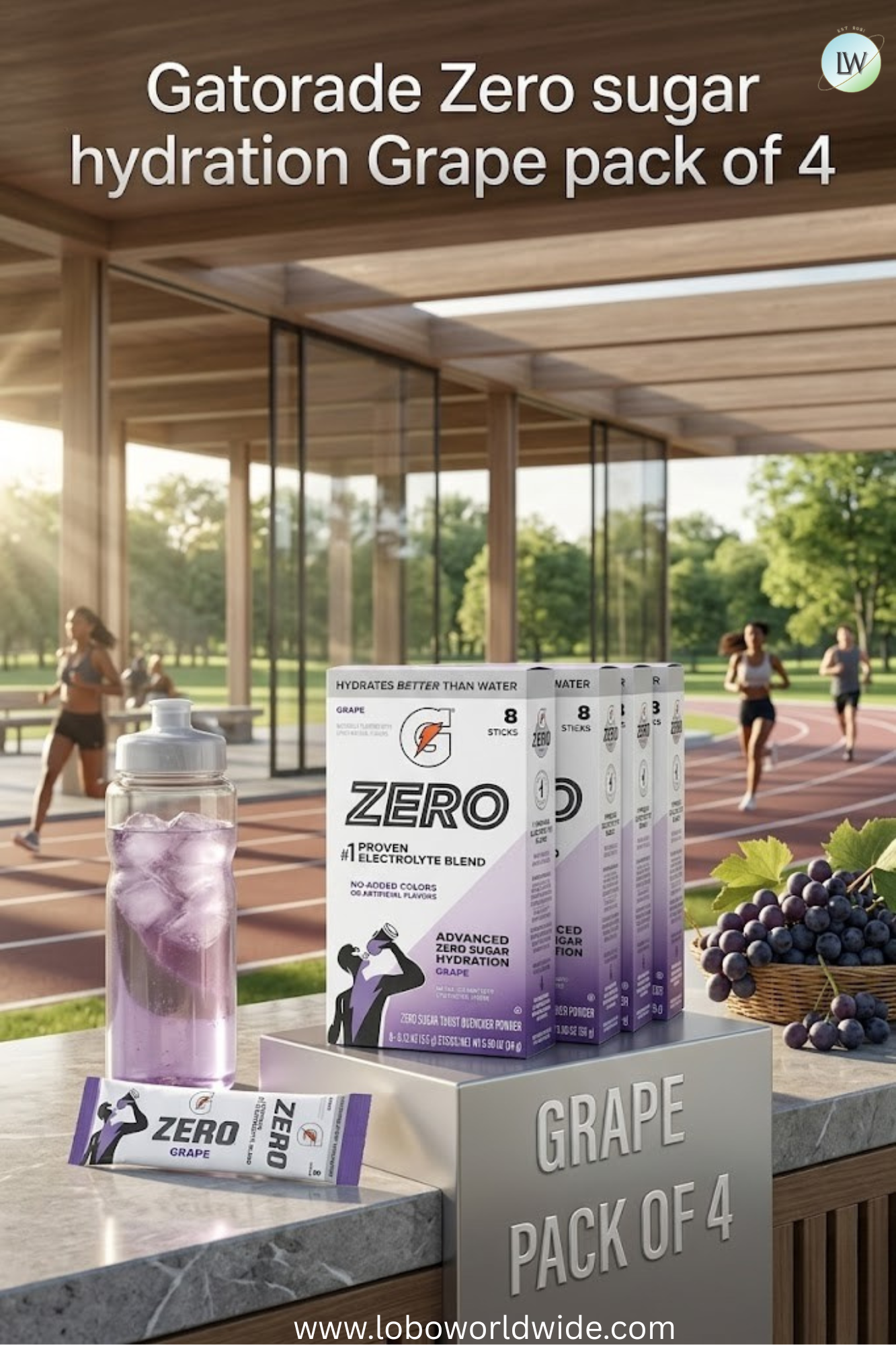 Gatorade Zero sugar hydration - 32 sticks (Pack of 4 with 8 sticks in each pack)(Various Flavours)
