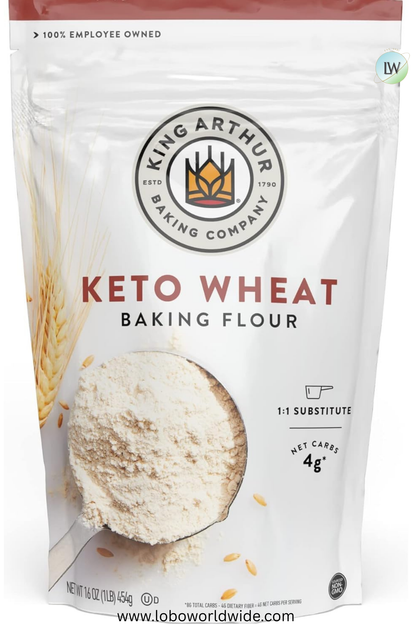 King Arthur, Keto Wheat Baking Flour, 1 lb.