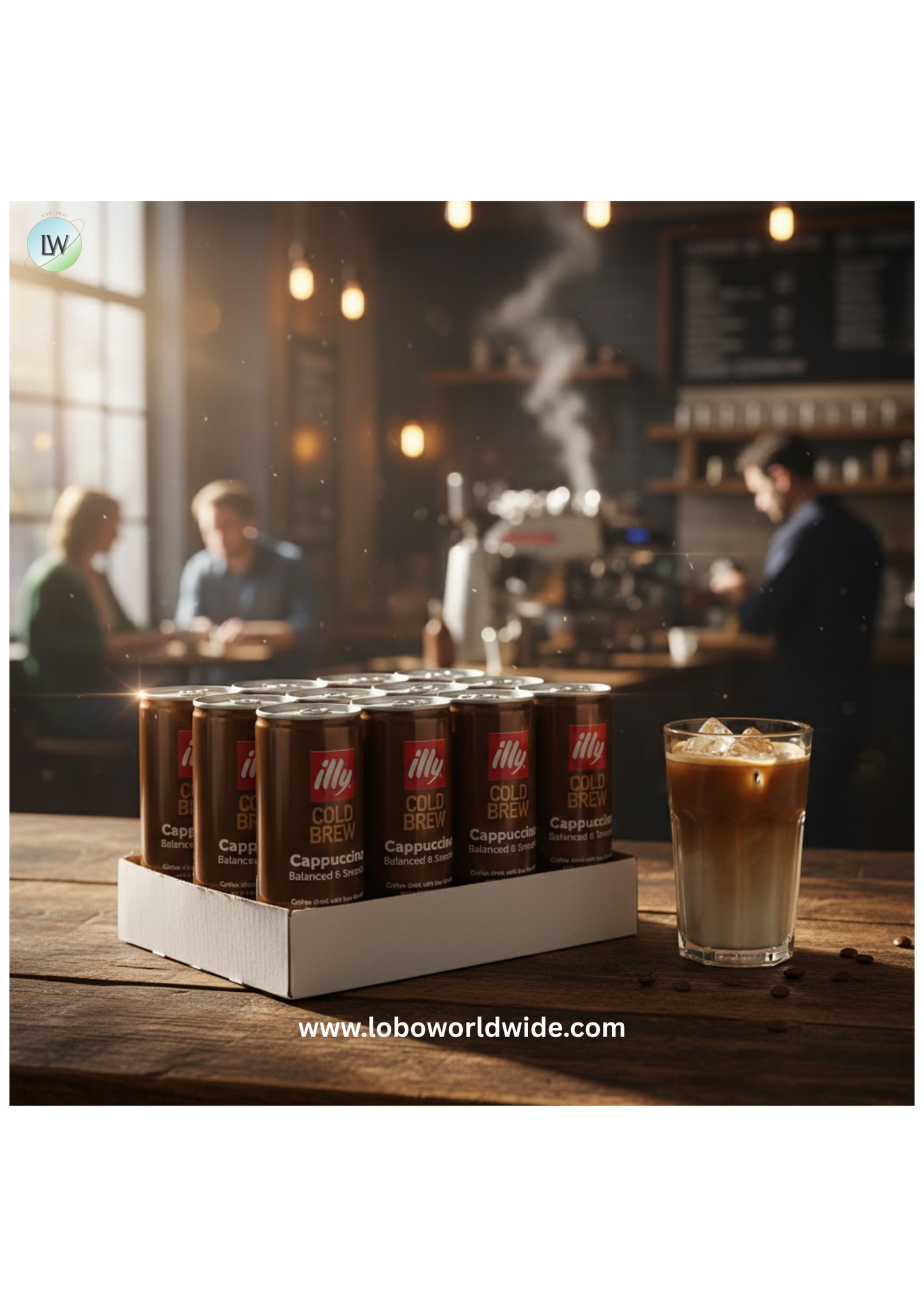 illy Cold Brew Latte  8.45 fl. oz. - 12/Case(various flavours)
