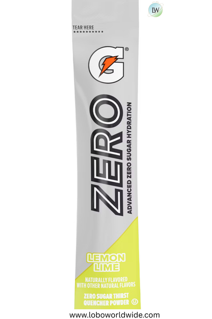 Gatorade Zero sugar hydration - 32 sticks (Pack of 4 with 8 sticks in each pack)(Various Flavours)
