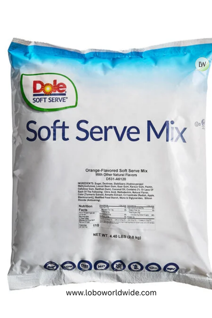 DOLE SOFT SERVE Soft Serve Mix 4.4 lb. (Pack of 4)
