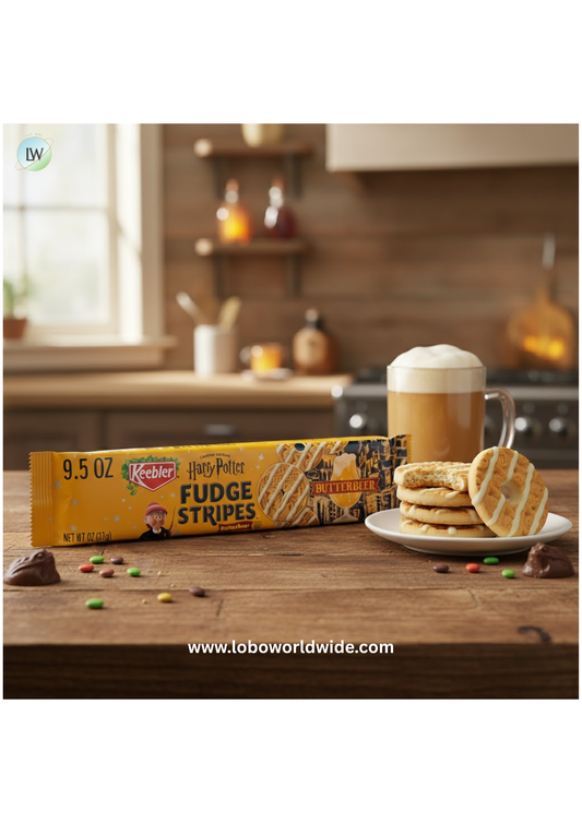 Keebler Fudge Stripes Harry Potter Butterbeer Limited-Edition Cookies, 9.50 oz
