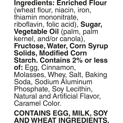 Pillsbury Mini Soft Baked Cookies, Cinnamon Roll, Snack Bags, 10 ct