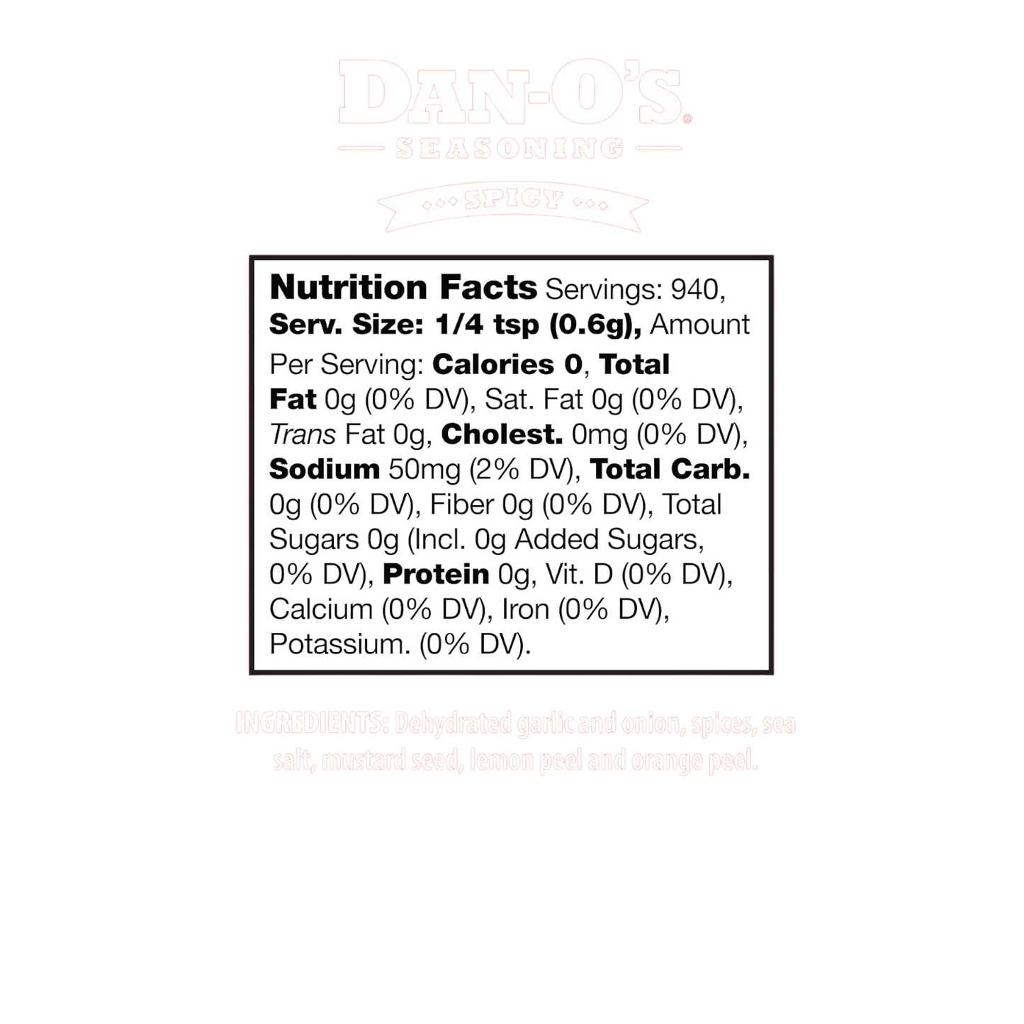 Dan-O's Seasoning Large 2 Bottle Combo | Spicy & Chipotle | 2 Pack (20 oz)