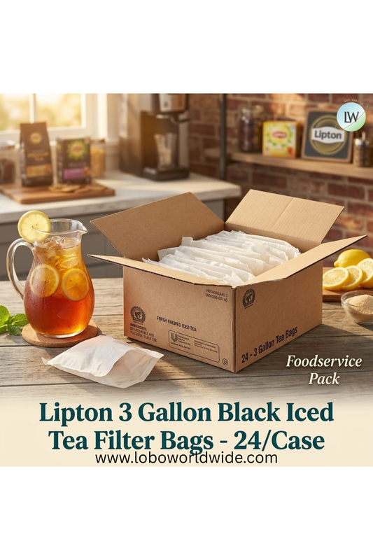 Lipton 3 Gallon Tea Filter Bags - 24/Case(Various Flavours)