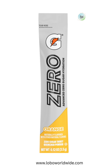 Gatorade Zero sugar hydration - 32 sticks (Pack of 4 with 8 sticks in each pack)(Various Flavours)
