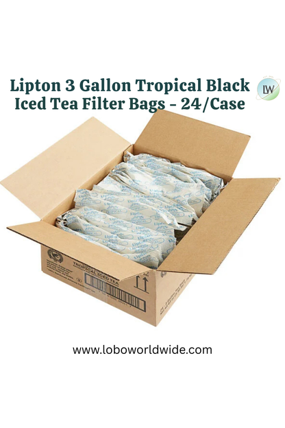 Lipton 3 Gallon Tea Filter Bags - 24/Case(Various Flavours)
