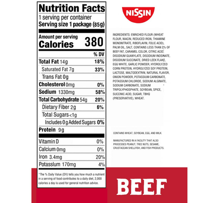 Nissin Top Ramen Noodle Soup, 3 Ounce (Pack of 24)