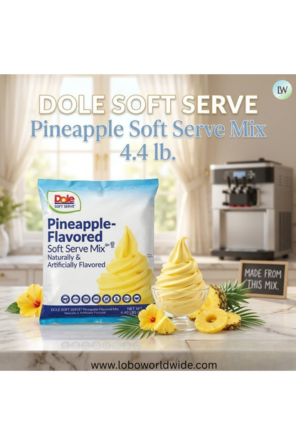 DOLE SOFT SERVE Soft Serve Mix 4.4 lb