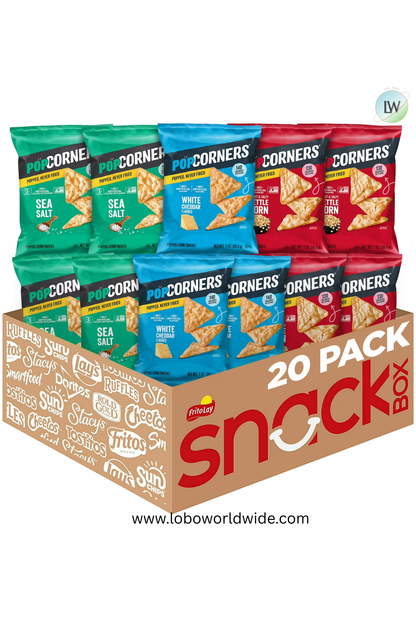 PopCorners Snacks, Chips Gluten Free, 1 oz (Pack of 20)