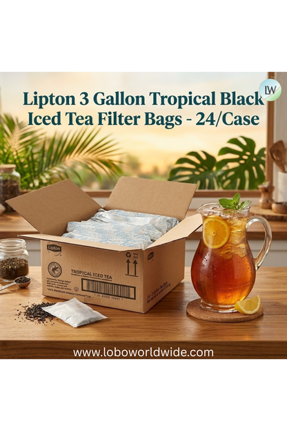 Lipton 3 Gallon Tea Filter Bags - 24/Case(Various Flavours)
