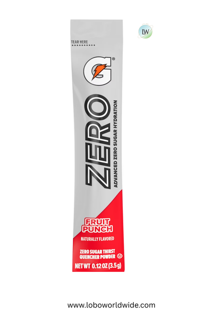 Gatorade Zero sugar hydration - 32 sticks (Pack of 4 with 8 sticks in each pack)(Various Flavours)
