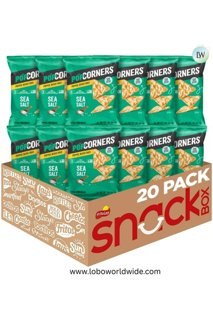 PopCorners Snacks, Chips Gluten Free, 1 oz (Pack of 20)