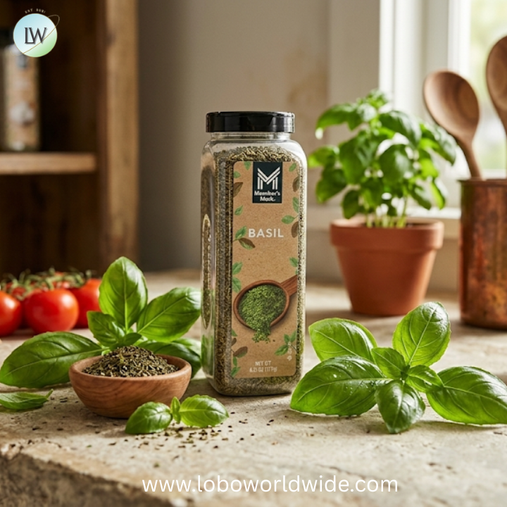 Member's Mark Dried Basil Leaf, 6.25 oz.
