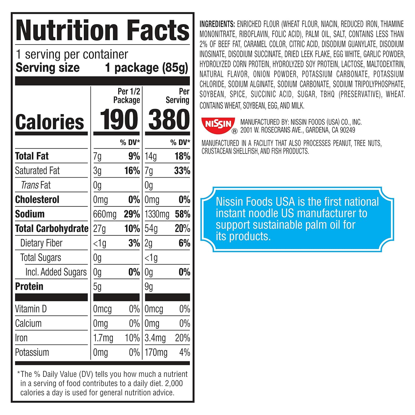 Nissin Top Ramen Noodle Soup, 3 Ounce (Pack of 48)