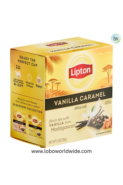 Lipton Black Pyramid Tea Bags - 20/Box(Various Flavours)