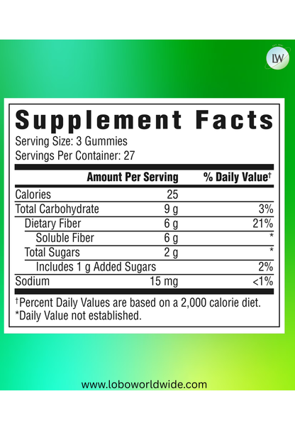 Benefiber Prebiotic Fiber Supplement Gummies, Assorted Fruit Flavor – 81 Count