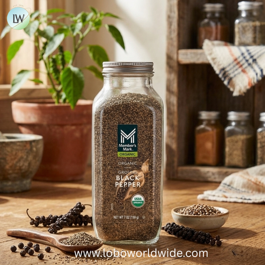 Member's Mark Organic Ground Black Pepper, 7 oz.