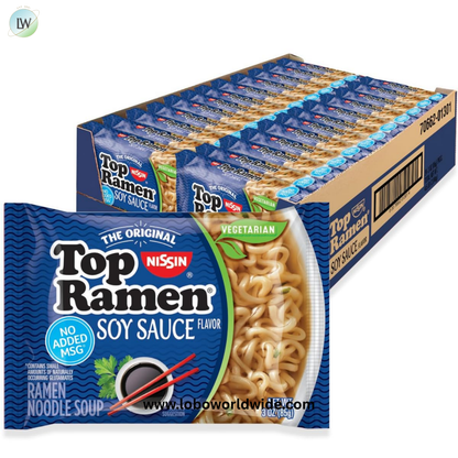 Nissin Top Ramen Noodle Soup, 3 Ounce (Pack of 48)