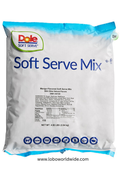 DOLE SOFT SERVE Soft Serve Mix 4.4 lb