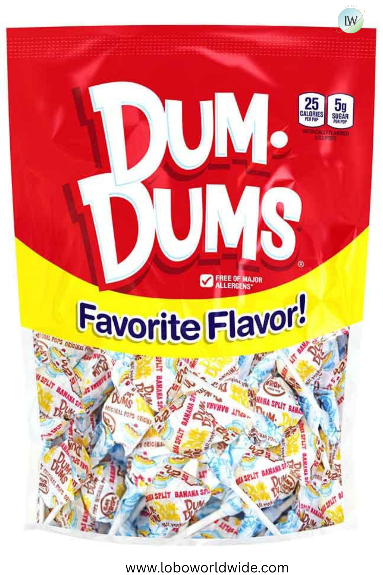 Dum Dums Lollipops, 50 ct.