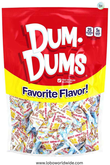 Dum Dums Lollipops, 50 ct.
