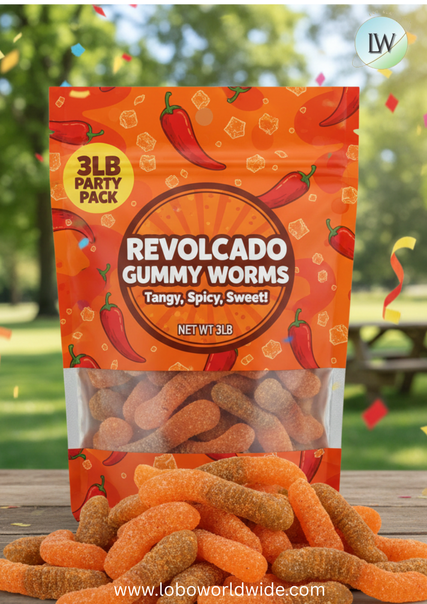 Revolcado Gummy Worms(Various Flavours)