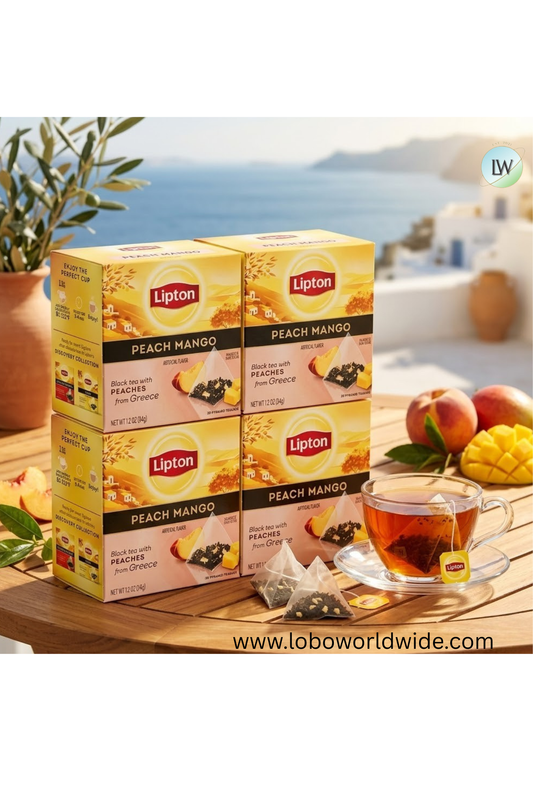 Lipton Black Pyramid Tea Bags - 80/Box(Various Flavours)