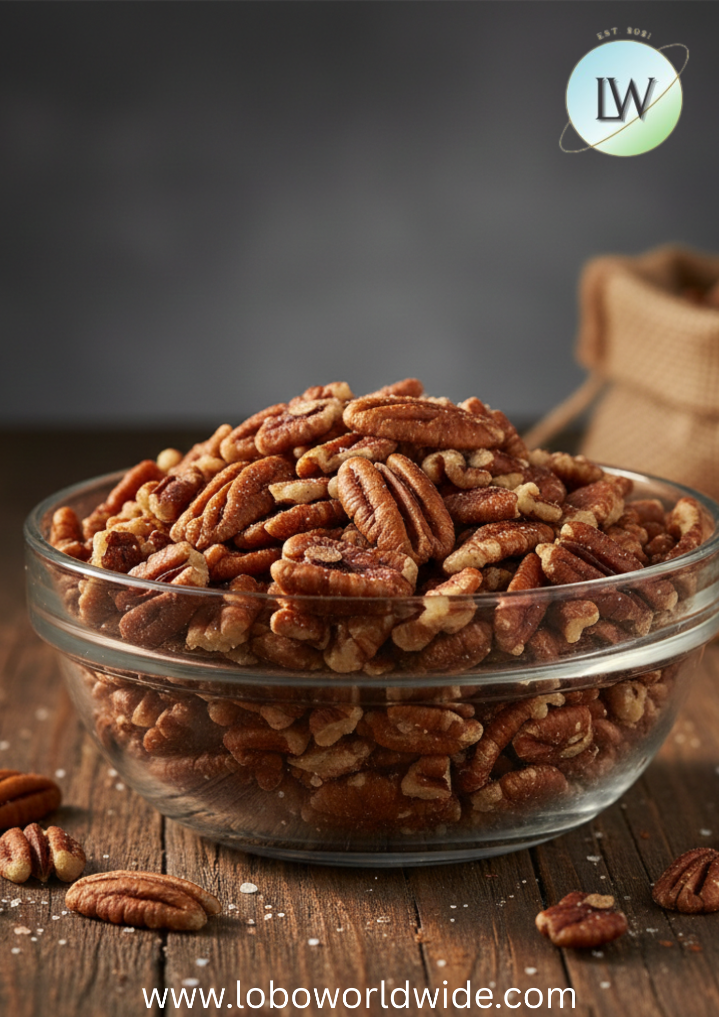 Regal Medium Raw Pecan Pieces 5 lb.