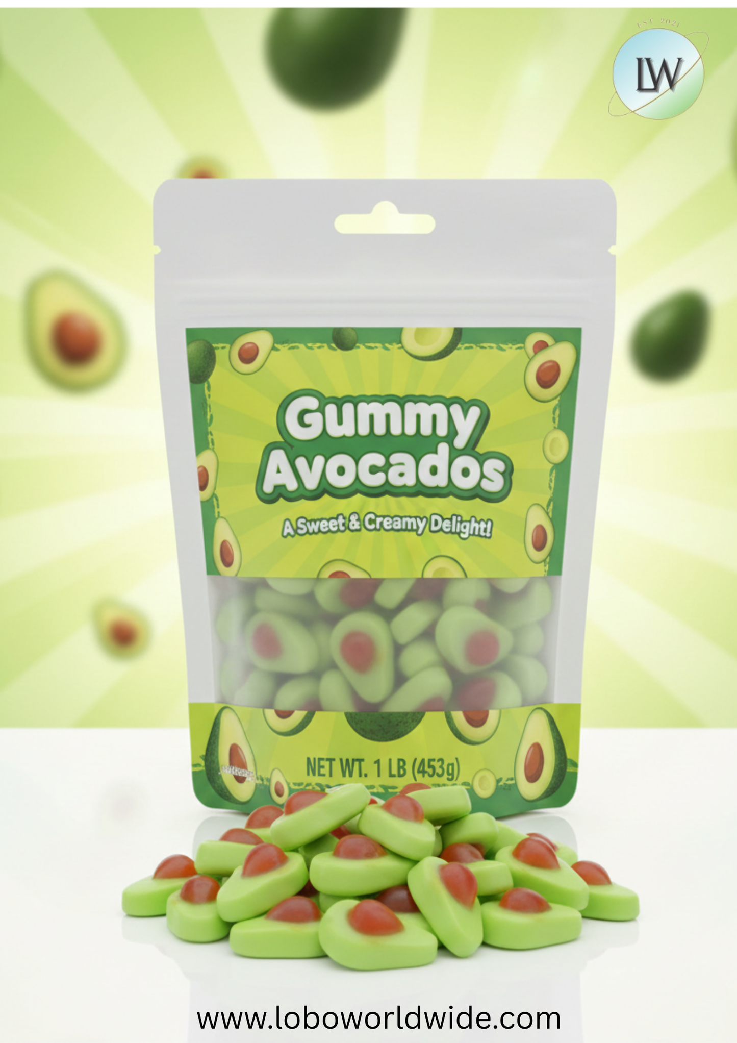 Gummy Avocados(Various Sizes)