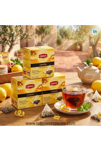 Lipton Black Pyramid Tea Bags - 80/Box(Various Flavours)
